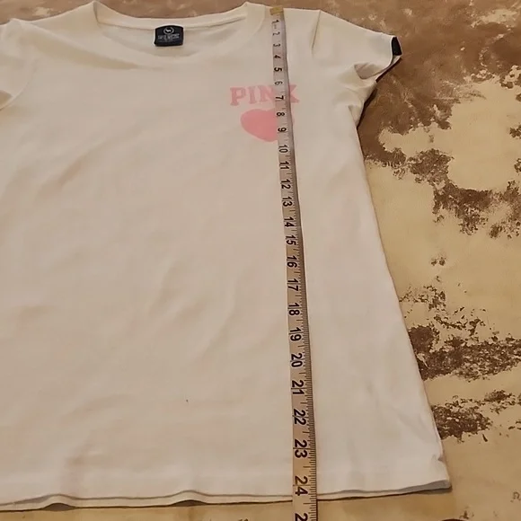 HTF Pink VS "All This And Brains Too" T-shirt. Size: M - Picture 5 of 8